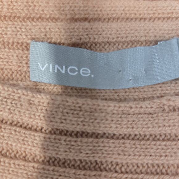 Vince Sweater Womens Small Tie Back Dolman Sleeve Cashmere Wool Peach Pink - Picture 5 of 12